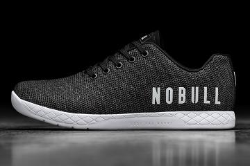 Black Nobull Heather Men's Trainers | CA U1213Z